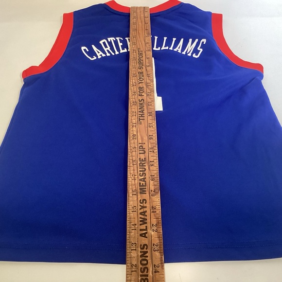Adidas NBA Philadelphia Sixers Carter- Williams Jersey boys size medium - Picture 8 of 9
